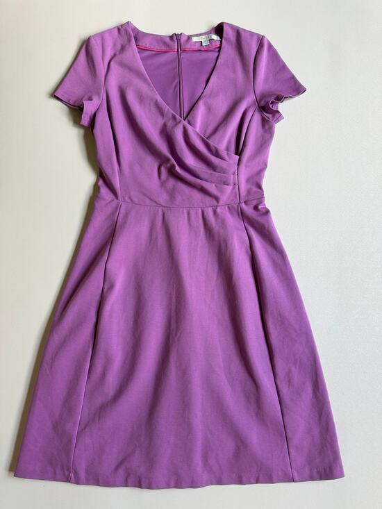 Boden Dresses & Skirts - Boden Women's Lilac Suplice Ponte Alicia Fit and Flare Midi Dress Size 8